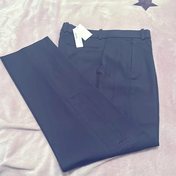 J Crew Navy Pants NWT size 12 - Picture 1 of 8